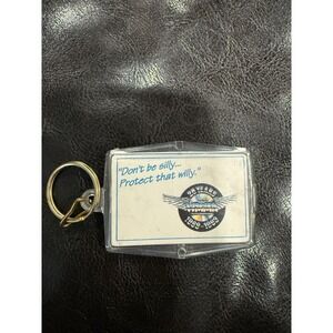 Western Union Protect That Willy Keychain Condom Novelty Gag Gift